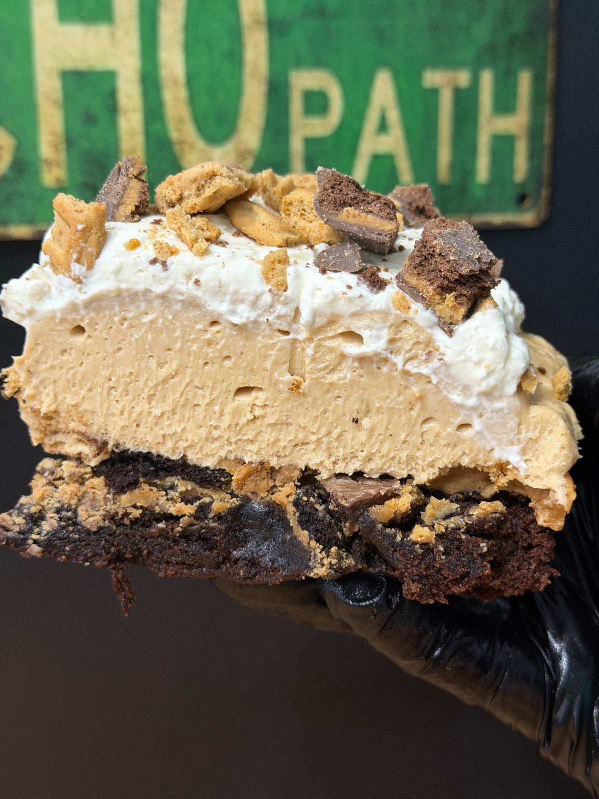 PB BROWNIE CHEESECAKE MOUSSE