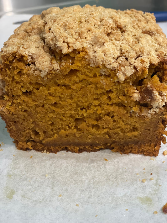 Pumpkin krumb bread